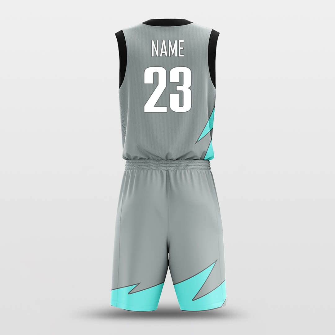Cikers Sports Basketball Uniforms Ocean Wave - Customized Basketball Jersey Set Sublimated BK160631S