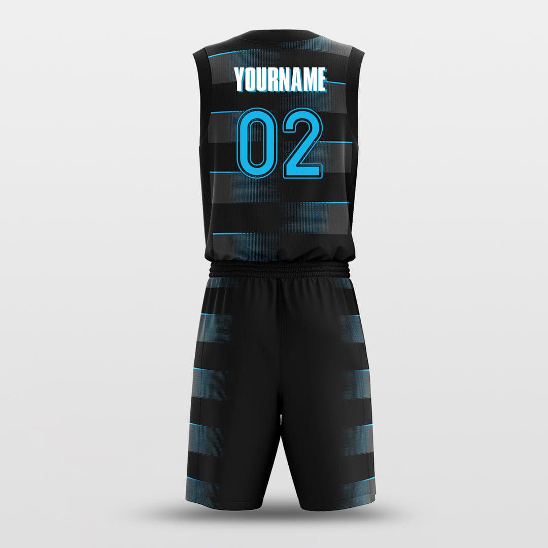 Cikers Sports Basketball Uniforms Optical Plan - Customized Basketball Jersey Set Design