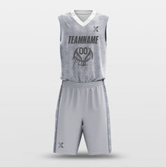 Cikers Sports Basketball Uniforms Overcast Sky - Customized Basketball Jersey Design Print