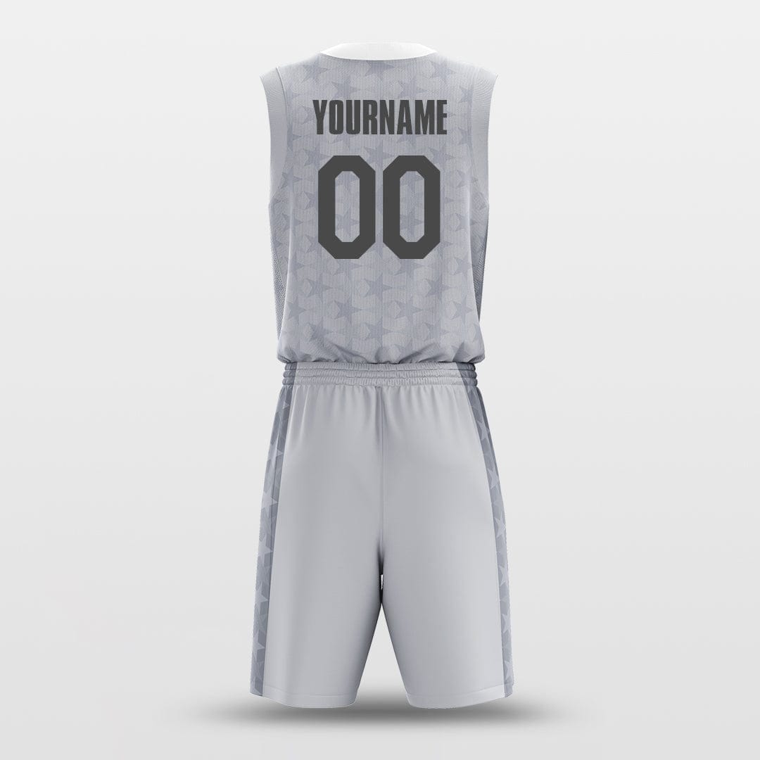 Cikers Sports Basketball Uniforms Overcast Sky - Customized Basketball Jersey Design Print