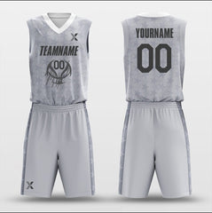 Cikers Sports Basketball Uniforms Overcast Sky - Customized Basketball Jersey Design Print