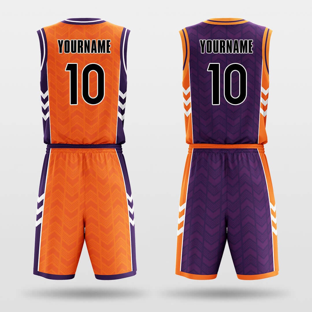 Cikers Sports Basketball Uniforms Parallel Symbol - Custom Reversible Basketball Jersey Set Sublimated BK260104S