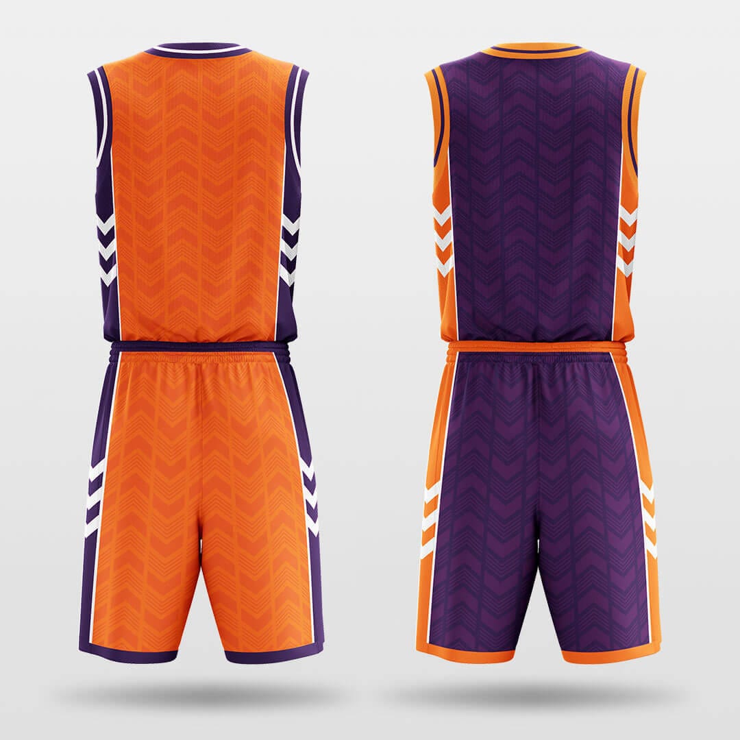 Cikers Sports Basketball Uniforms Parallel Symbol - Custom Reversible Basketball Jersey Set Sublimated BK260104S