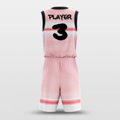 Cikers Sports Basketball Uniforms Pink - Custom Sublimated Basketball Uniform Set