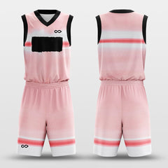 Cikers Sports Basketball Uniforms Pink - Custom Sublimated Basketball Uniform Set