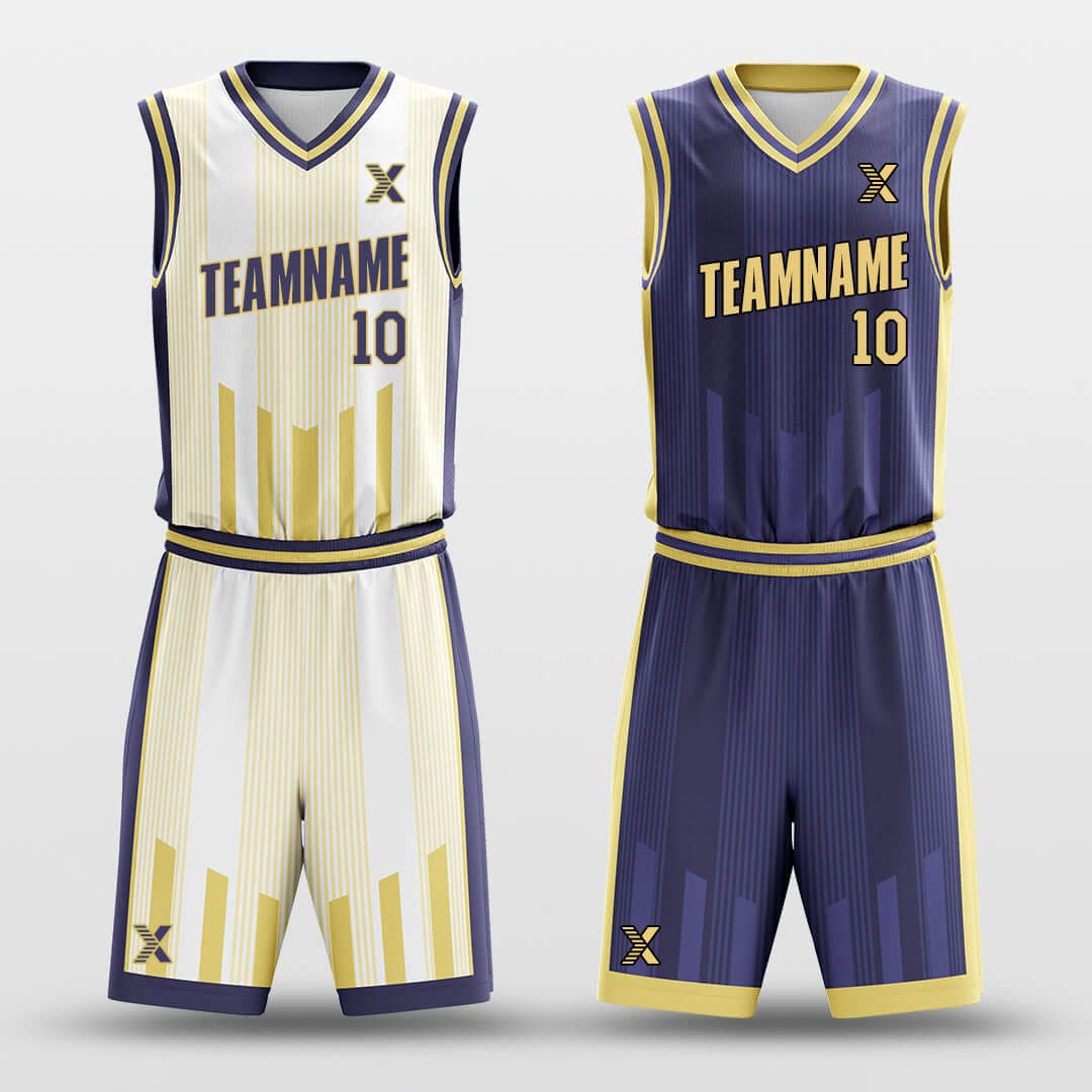 Cikers Sports Basketball Uniforms Podium - Customized Reversible Basketball Jersey Set Design BK260108S