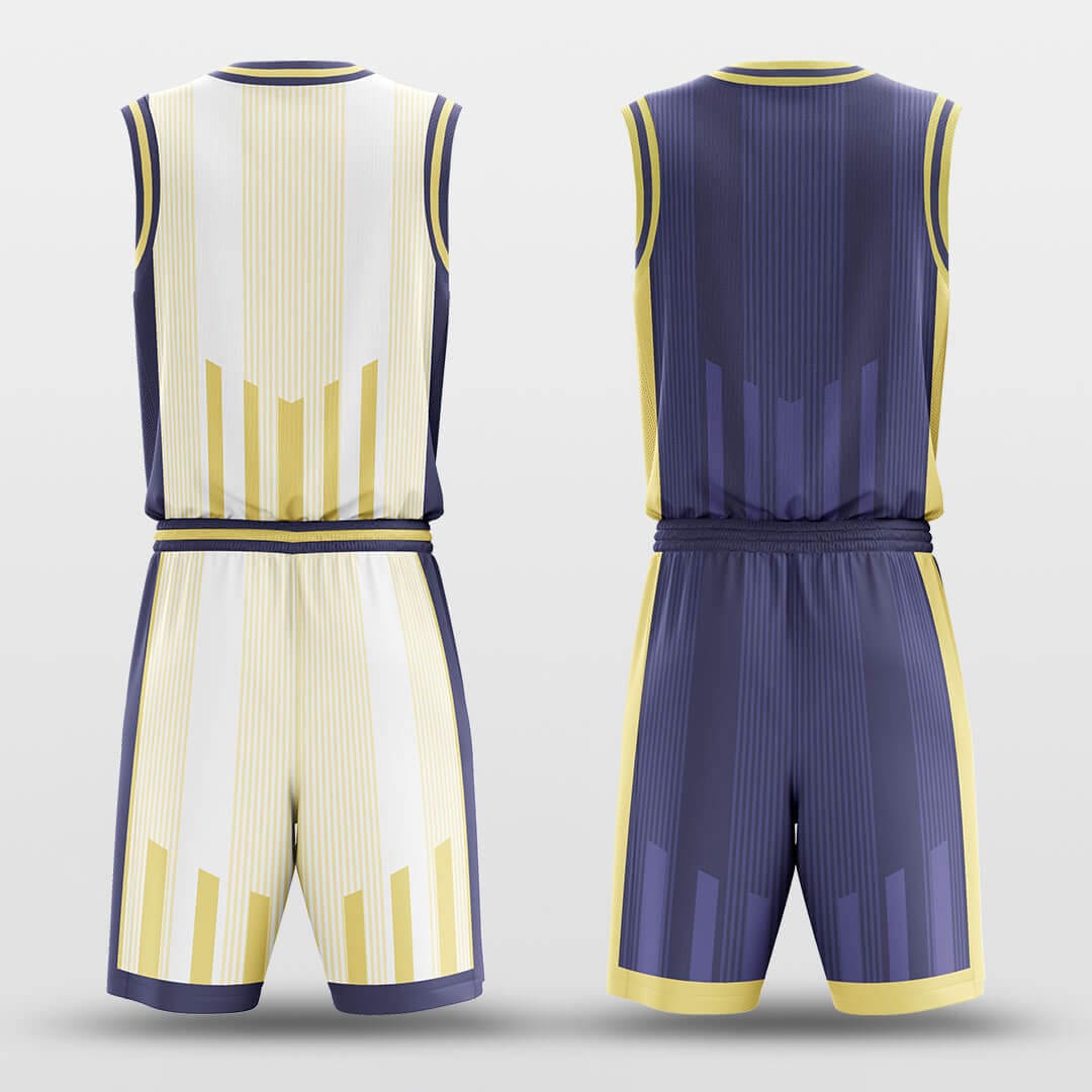 Cikers Sports Basketball Uniforms Podium - Customized Reversible Basketball Jersey Set Design BK260108S