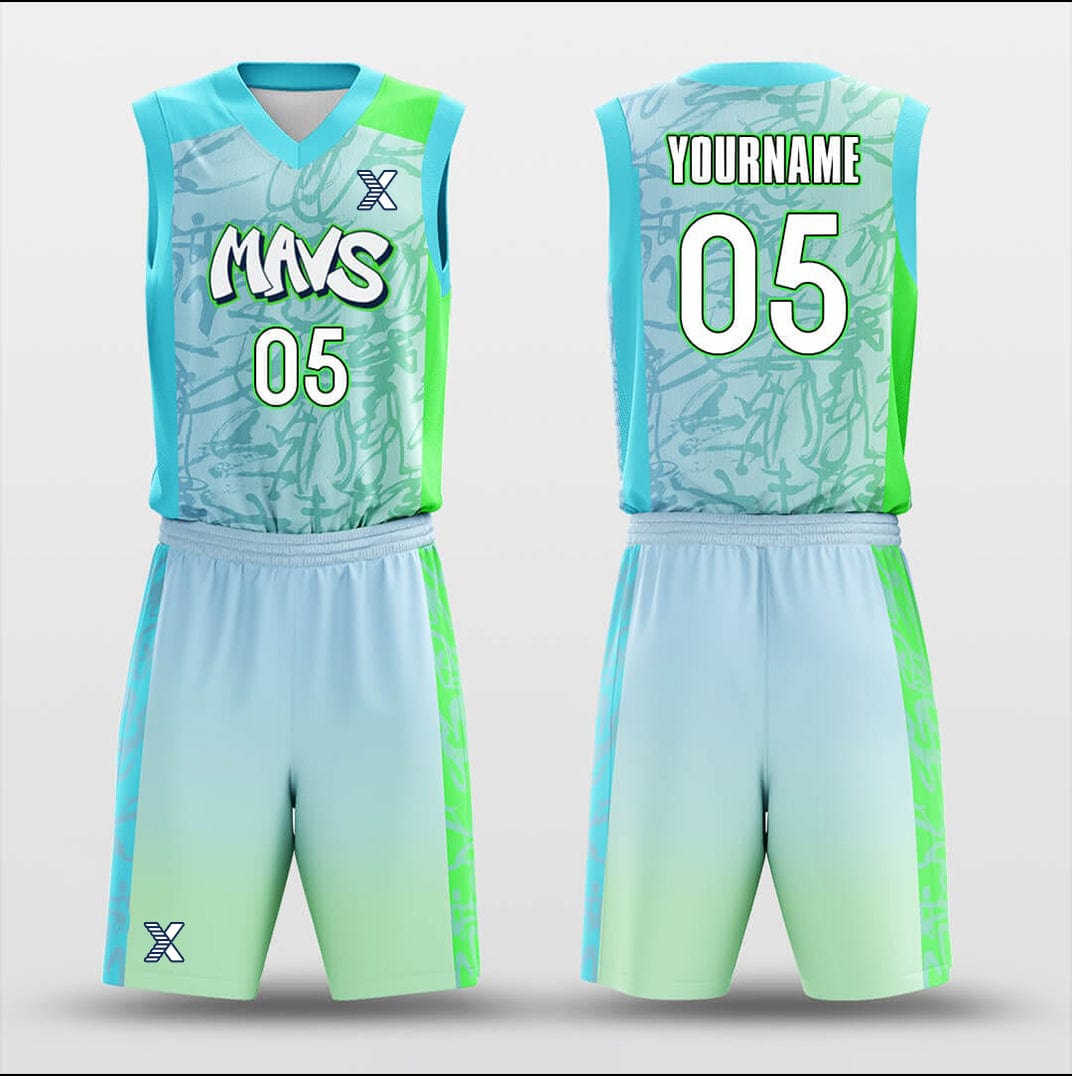Cikers Sports Basketball Uniforms Popping Candy - Customized Sublimated Basketball Jersey Set