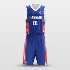 Cikers Sports Basketball Uniforms Pulse - Customized Basketball Jersey Set Sublimated BK160632S