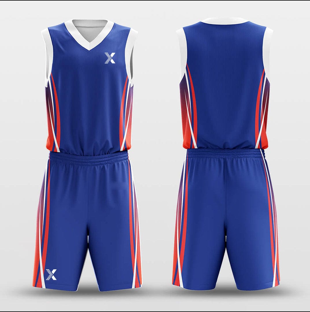 Cikers Sports Basketball Uniforms Pulse - Customized Basketball Jersey Set Sublimated BK160632S