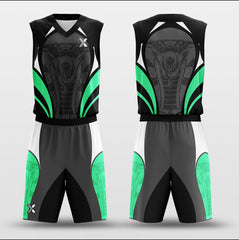 Cikers Sports Basketball Uniforms Rattlesnake - Customized Basketball Jersey Set Sublimated