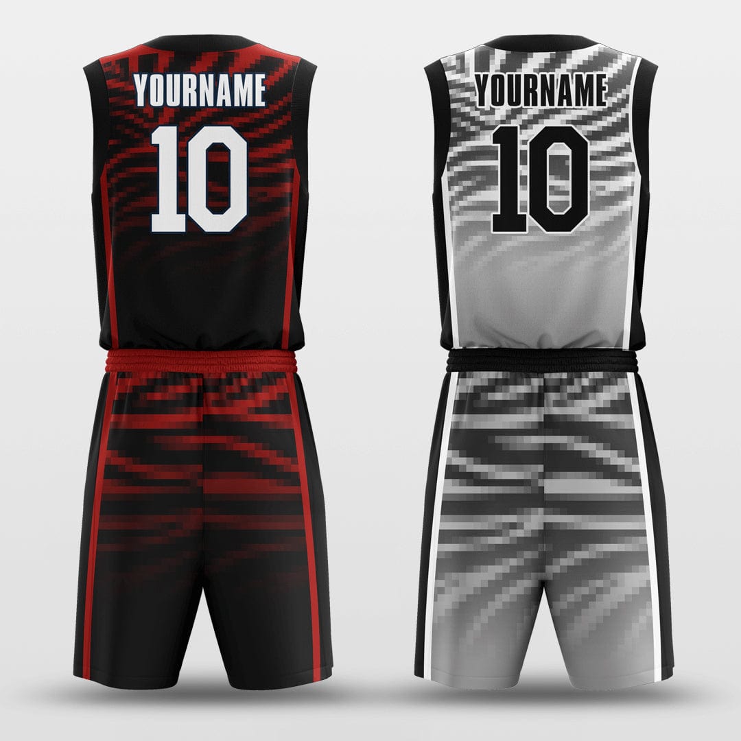 Cikers Sports Basketball Uniforms Refinement- Custom Reversible Basketball Jersey Set Sublimated