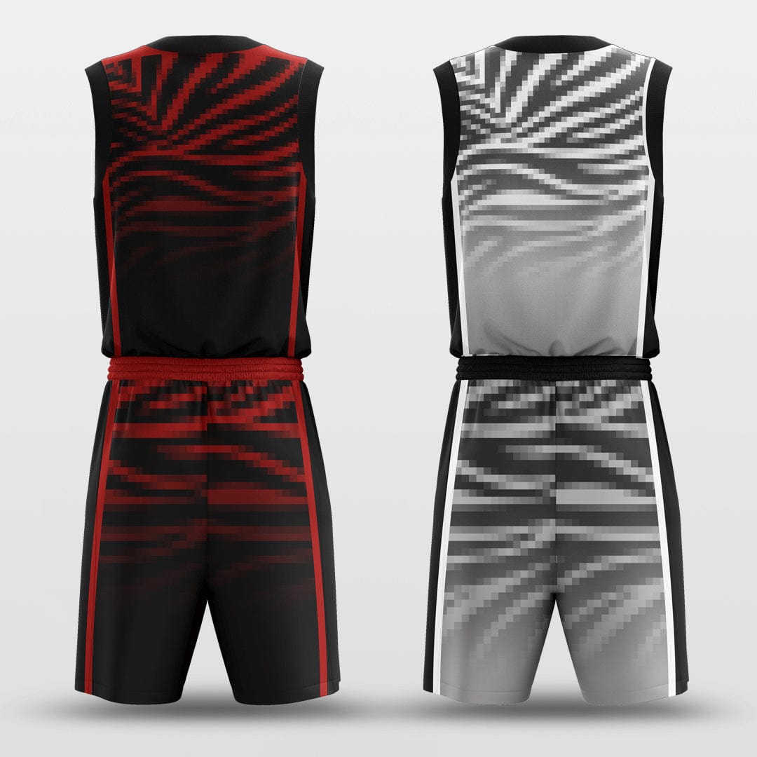 Cikers Sports Basketball Uniforms Refinement- Custom Reversible Basketball Jersey Set Sublimated