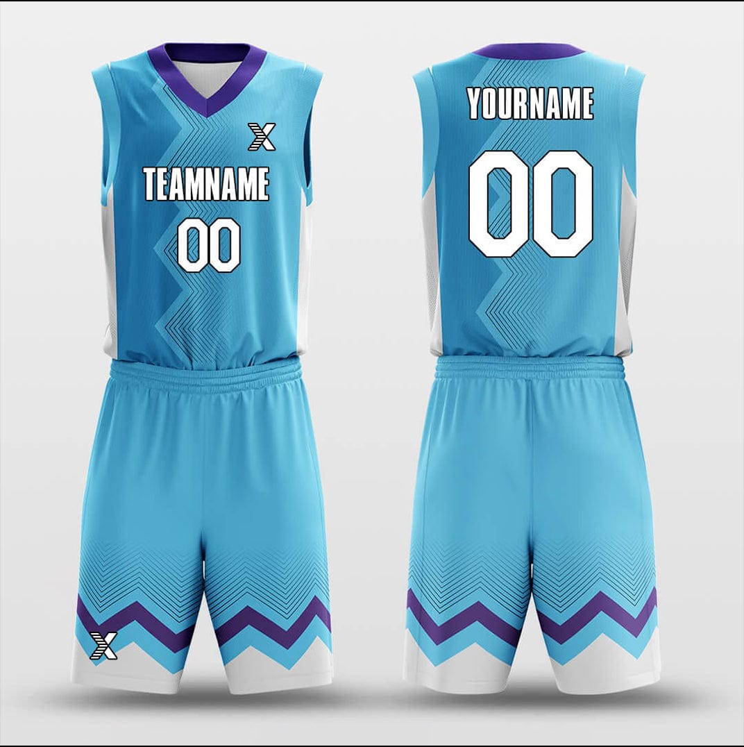 Cikers Sports Basketball Uniforms Screw Thread - Customized Basketball Jersey Set Design BK160619S