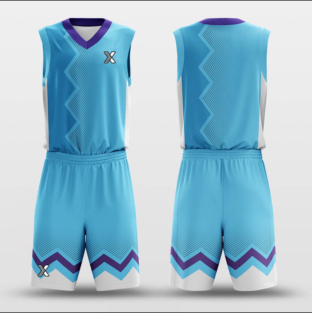 Cikers Sports Basketball Uniforms Screw Thread - Customized Basketball Jersey Set Design BK160619S