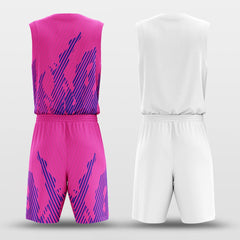 Cikers Sports Basketball Uniforms Sea Grass - Customized Reversible Basketball Jersey Set Design