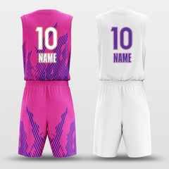Cikers Sports Basketball Uniforms Sea Grass - Customized Reversible Basketball Jersey Set Design