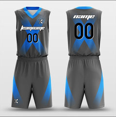 Cikers Sports Basketball Uniforms Search Light - Customized Basketball Jersey Design Split