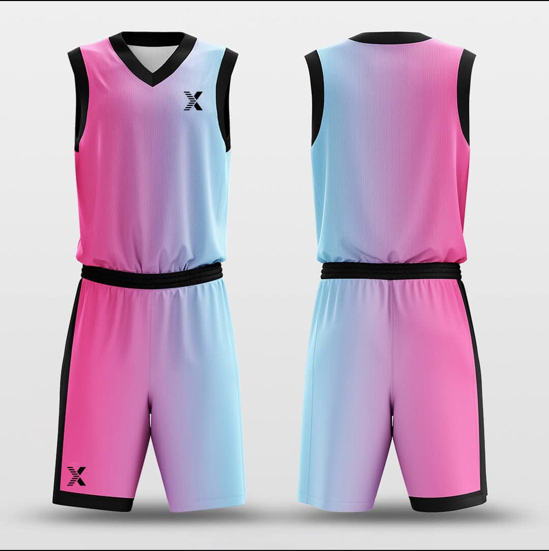 Cikers Sports Basketball Uniforms Setting Sun - Customized Basketball Jersey Design