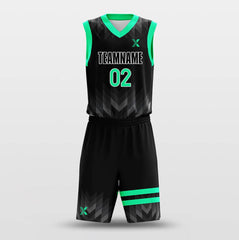 Cikers Sports Basketball Uniforms Shadow - Customized Basketball Jersey Set Design