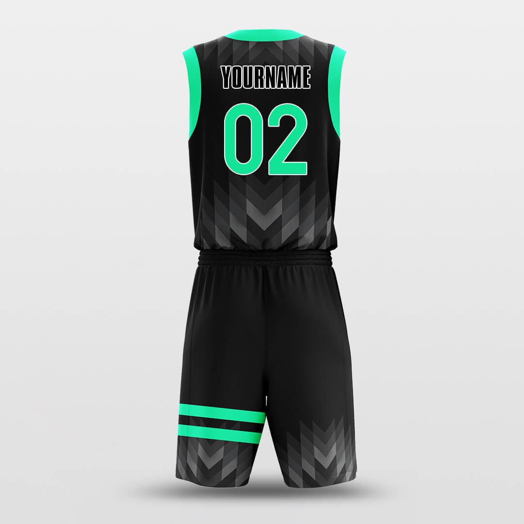 Cikers Sports Basketball Uniforms Shadow - Customized Basketball Jersey Set Design