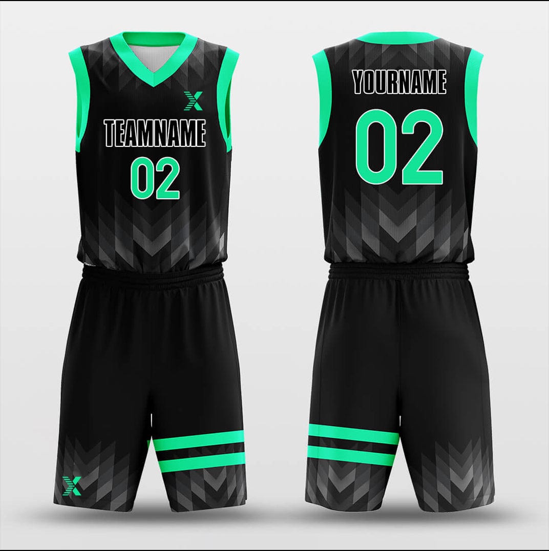 Cikers Sports Basketball Uniforms Shadow - Customized Basketball Jersey Set Design