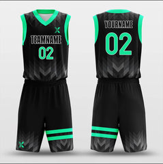 Cikers Sports Basketball Uniforms Shadow - Customized Basketball Jersey Set Design