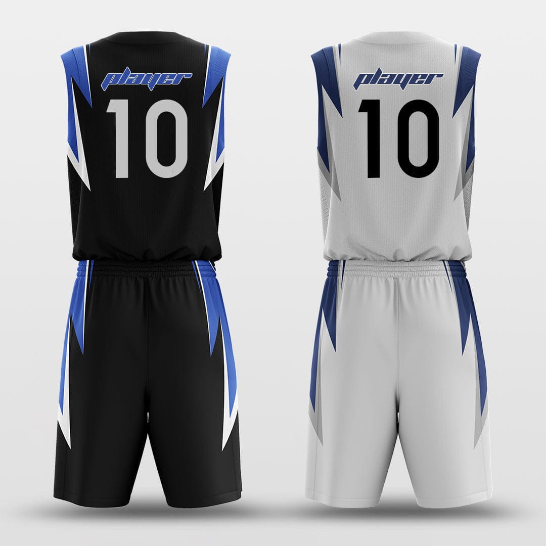 Cikers Sports Basketball Uniforms Shield - Customized Reversible Sublimated Basketball Uniforms