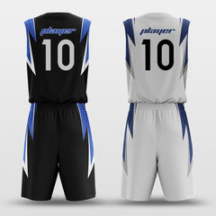 Cikers Sports Basketball Uniforms Shield - Customized Reversible Sublimated Basketball Uniforms