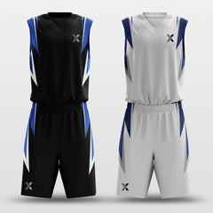 Cikers Sports Basketball Uniforms Shield - Customized Reversible Sublimated Basketball Uniforms