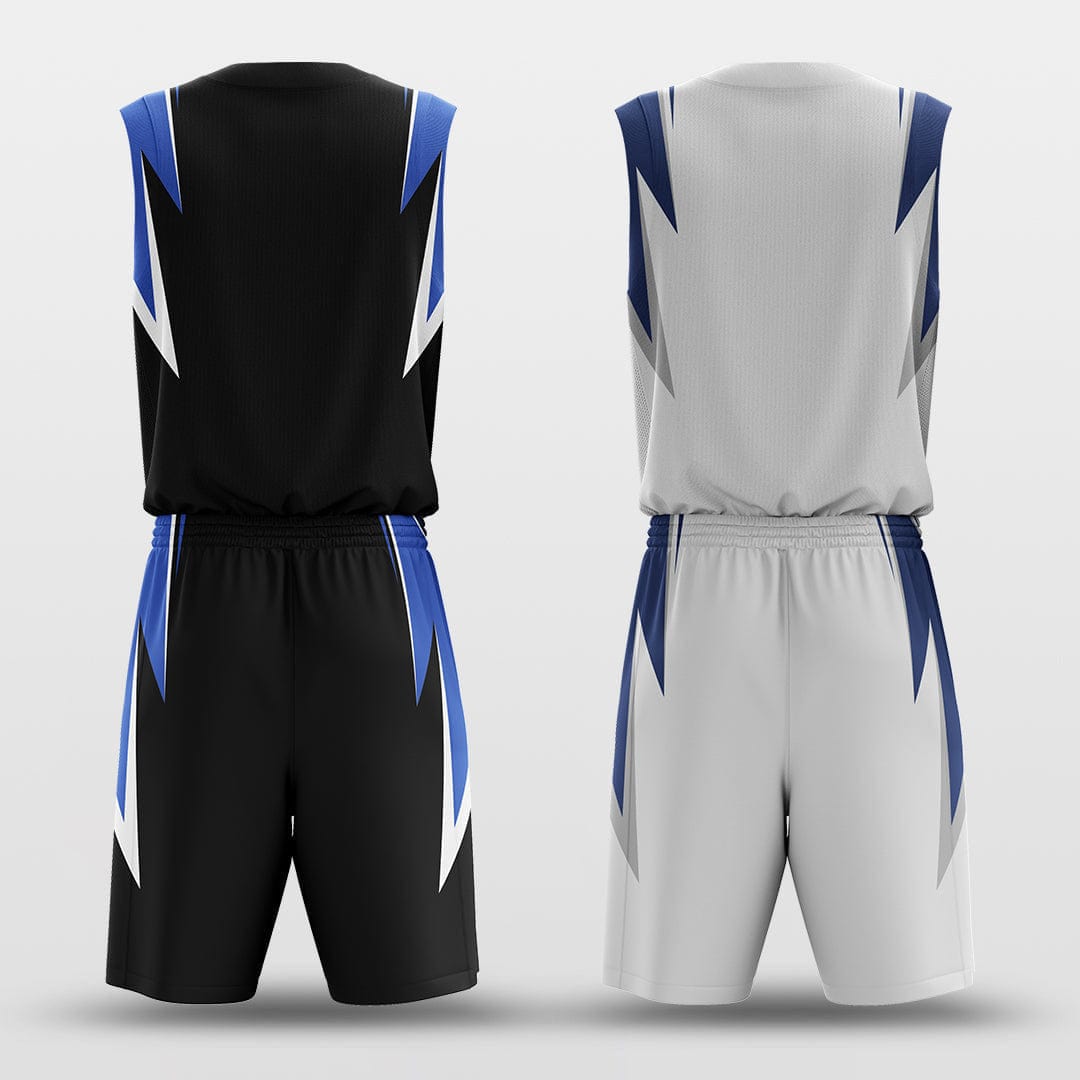 Cikers Sports Basketball Uniforms Shield - Customized Reversible Sublimated Basketball Uniforms