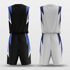 Cikers Sports Basketball Uniforms Shield - Customized Reversible Sublimated Basketball Uniforms