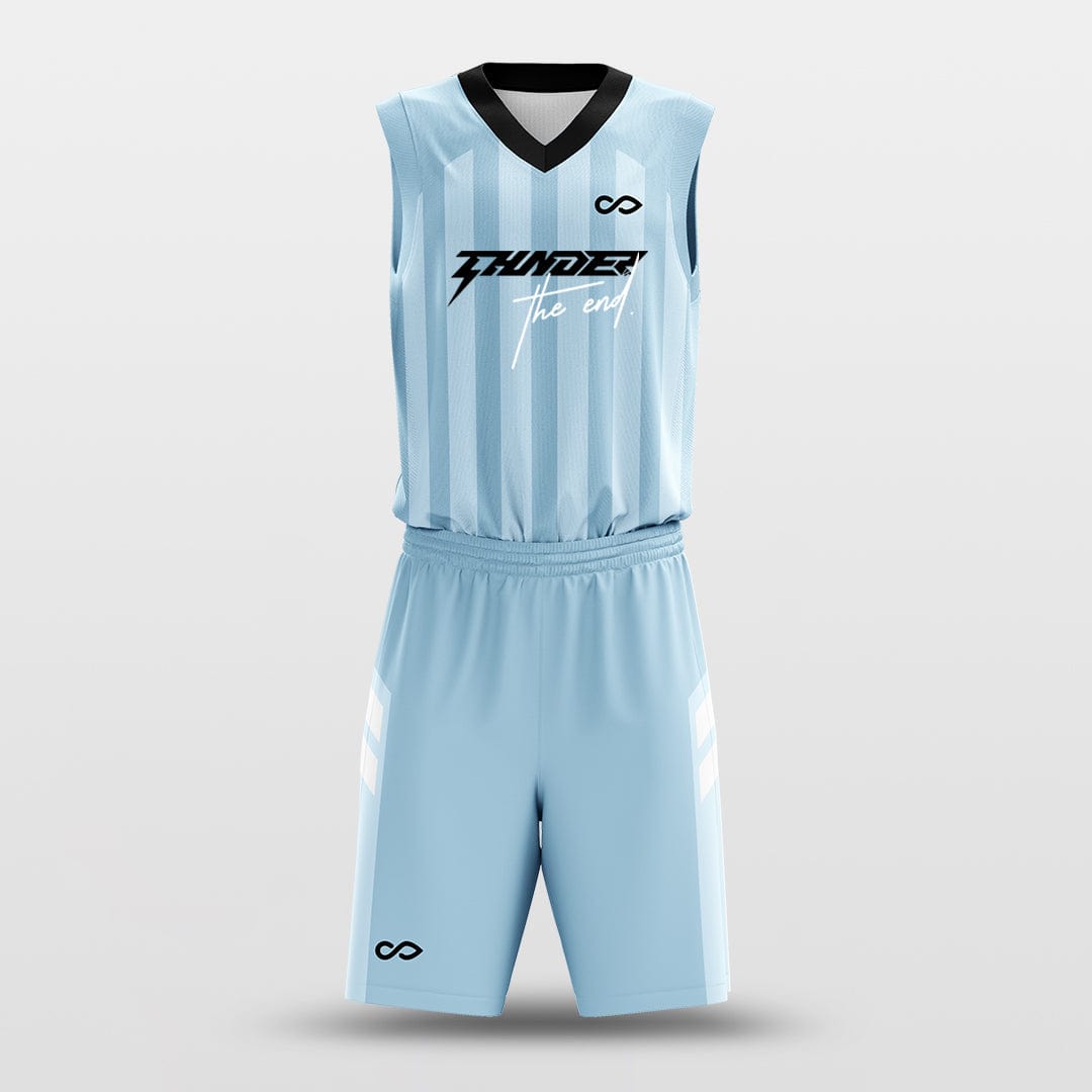 Cikers Sports Basketball Uniforms Sky Blue / S Runway - Custom Sublimated Basketball Uniform Set