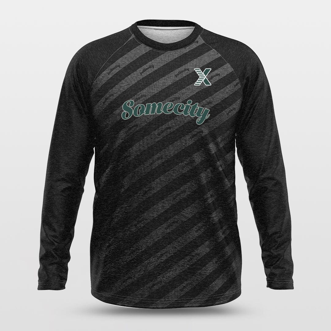 Cikers Sports Basketball Uniforms Somecity - Customized Baggy Long Sleeve Shooting Jersey