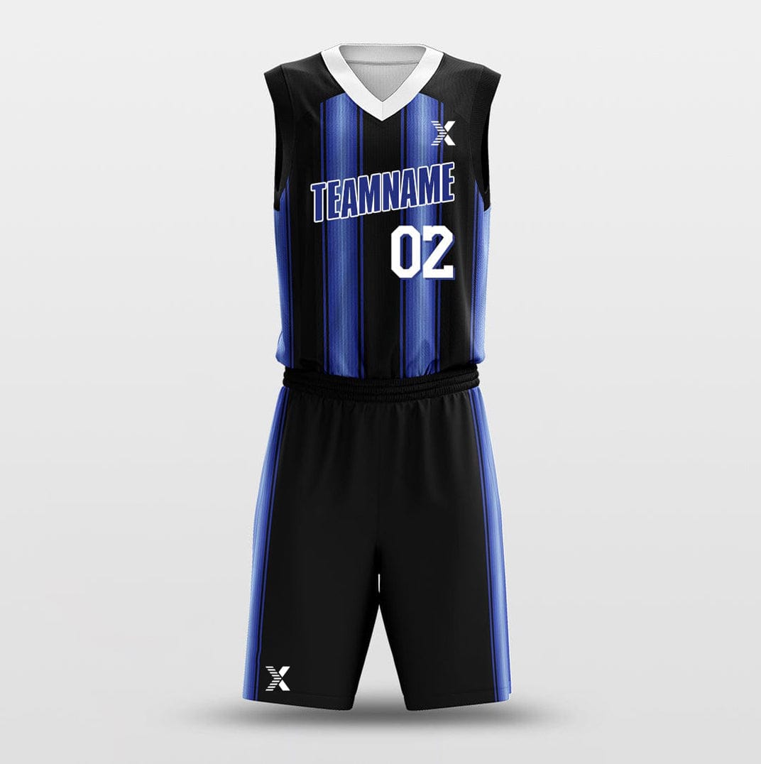 Cikers Sports Basketball Uniforms Spot Light - Customized Basketball Jersey Design Split