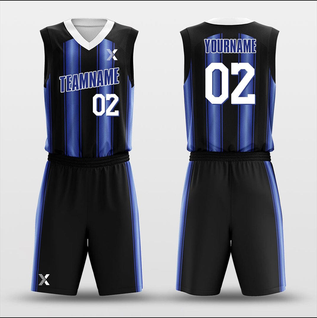 Cikers Sports Basketball Uniforms Spot Light - Customized Basketball Jersey Design Split
