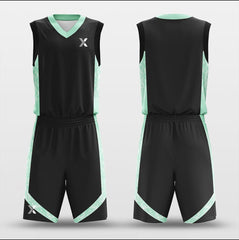 Cikers Sports Basketball Uniforms Straw Braid - Customized Basketball Jersey Design Split