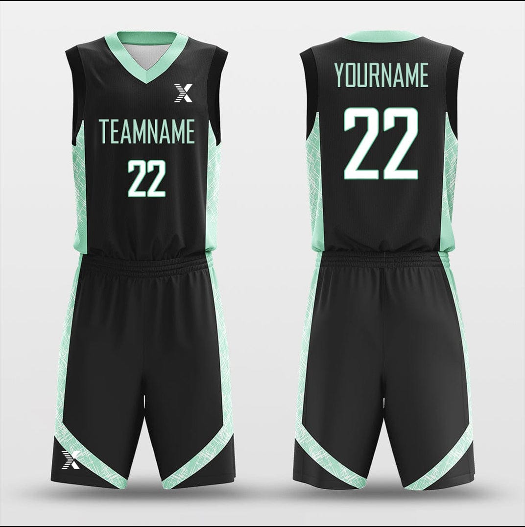 Cikers Sports Basketball Uniforms Straw Braid - Customized Basketball Jersey Design Split