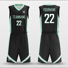 Cikers Sports Basketball Uniforms Straw Braid - Customized Basketball Jersey Design Split