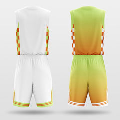 Cikers Sports Basketball Uniforms Sunset - Custom Reversible Sublimated Basketball Jersey Set