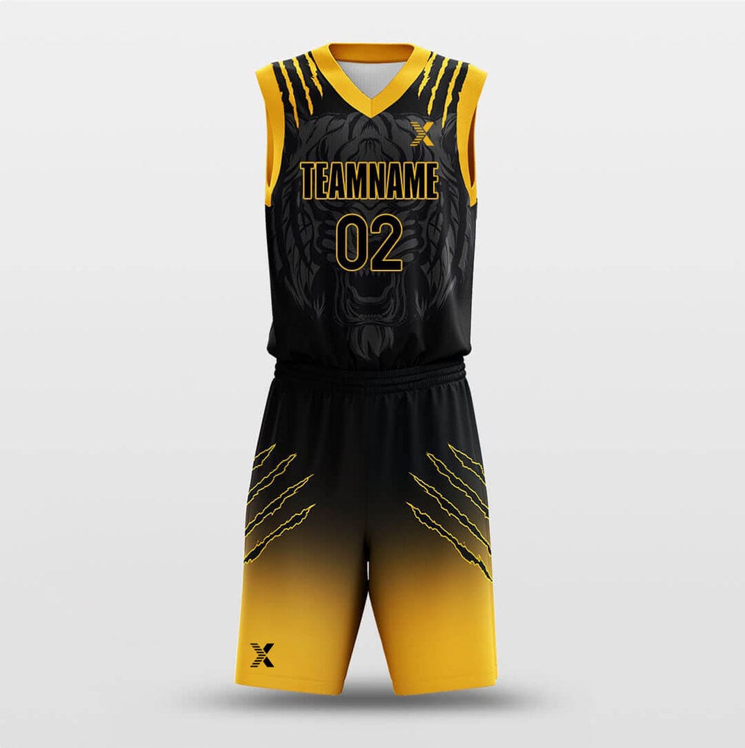 Cikers Sports Basketball Uniforms Tiger - Customized Basketball Jersey Set Sublimated