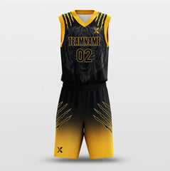 Cikers Sports Basketball Uniforms Tiger - Customized Basketball Jersey Set Sublimated