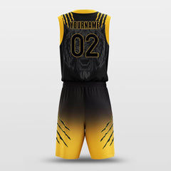 Cikers Sports Basketball Uniforms Tiger - Customized Basketball Jersey Set Sublimated