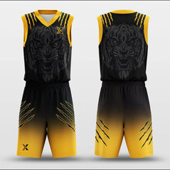 Cikers Sports Basketball Uniforms Tiger - Customized Basketball Jersey Set Sublimated