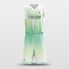 Cikers Sports Basketball Uniforms Tint green- Customized Basketball Jersey Design
