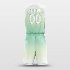 Cikers Sports Basketball Uniforms Tint green- Customized Basketball Jersey Design
