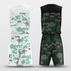 Cikers Sports Basketball Uniforms Trooper - Customized Reversible Basketball Jersey Set Design