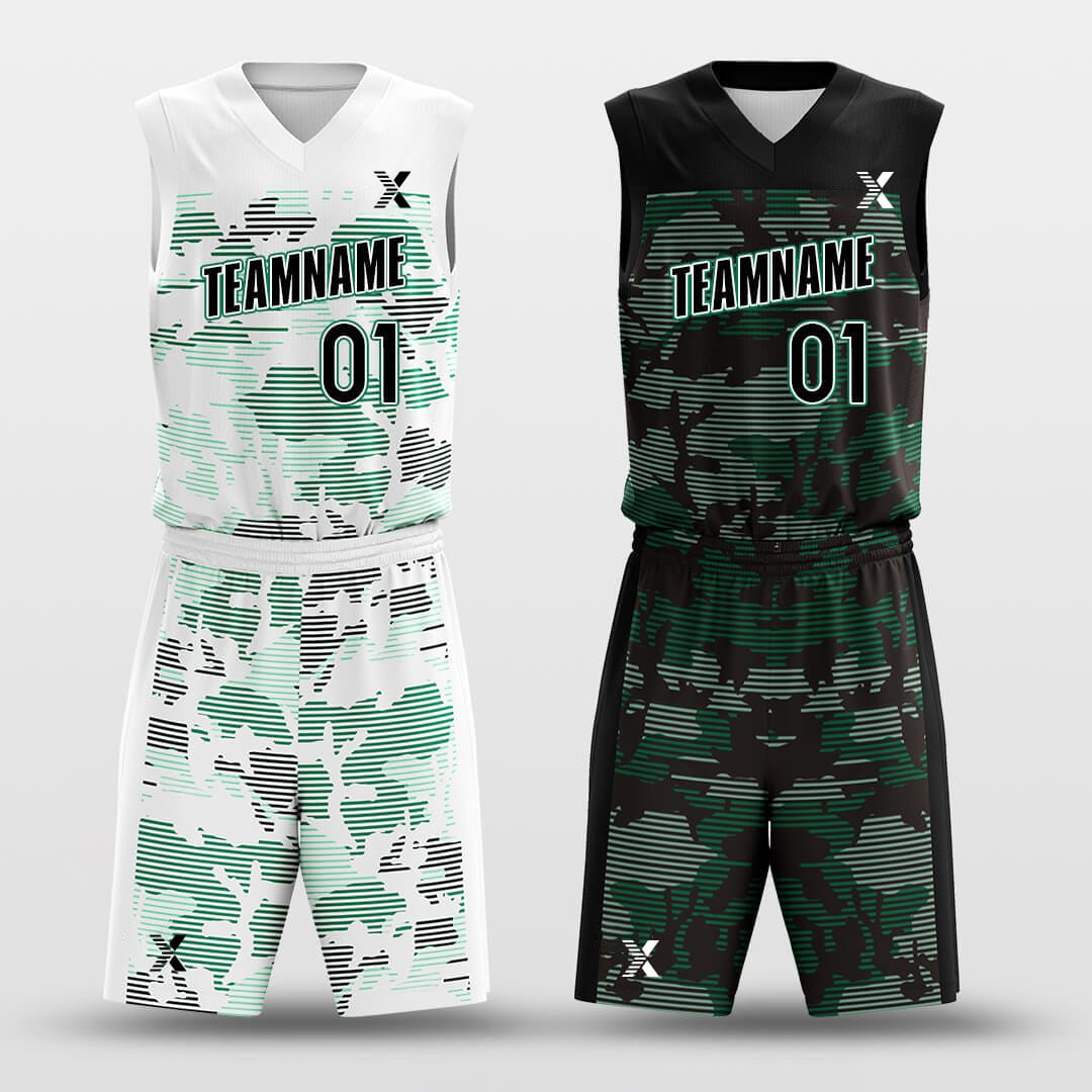 Cikers Sports Basketball Uniforms Trooper - Customized Reversible Basketball Jersey Set Design