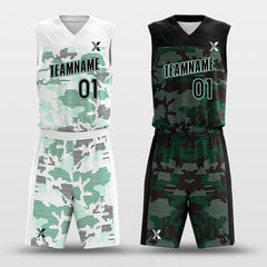 Cikers Sports Basketball Uniforms Trooper - Customized Reversible Basketball Jersey Set Design