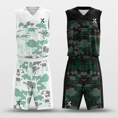 Cikers Sports Basketball Uniforms Trooper - Customized Reversible Basketball Jersey Set Design